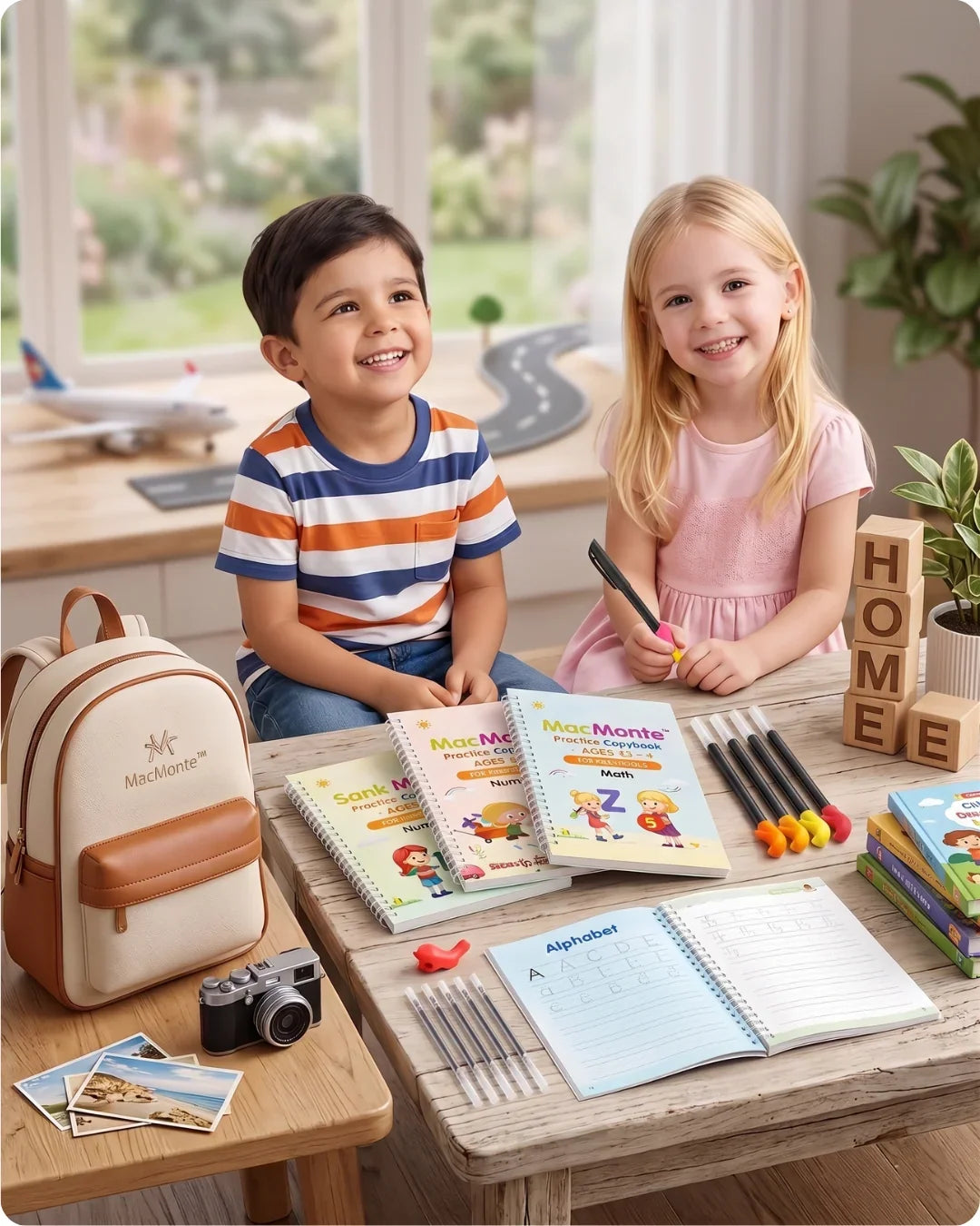 Magic Practice Copybook for Kids — Reusable Handwriting Practice Set 🔥